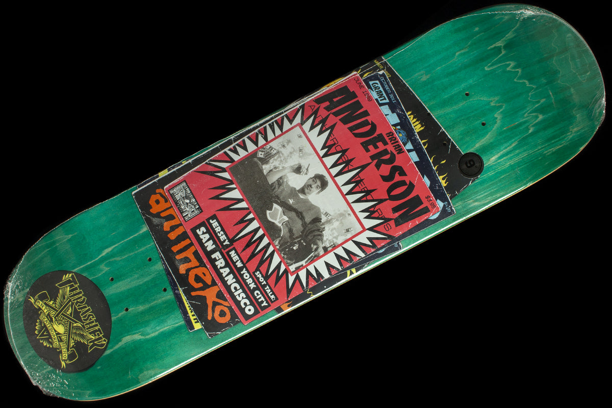 Anti Hero | Anderson - Thrasher Deck Color : Green