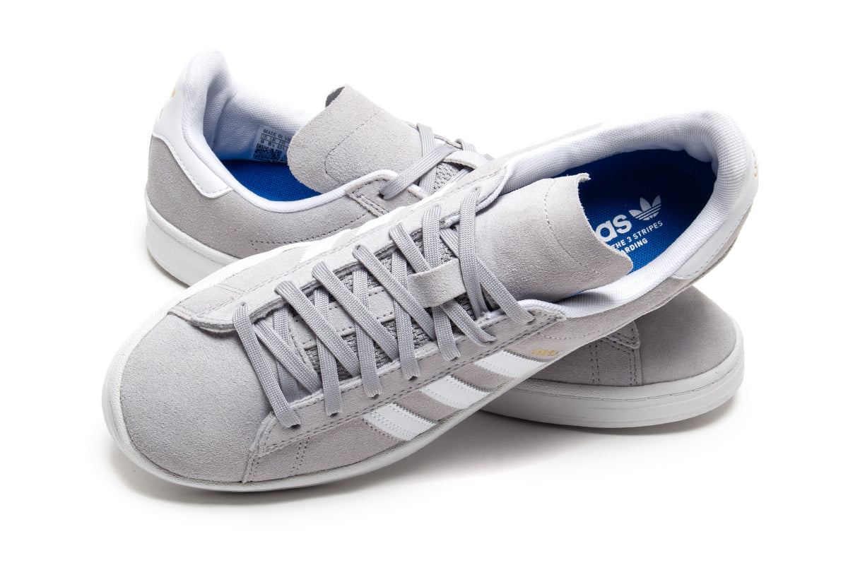 Adidas - Campus ADV
Style # JP8541
Color : Grey / White