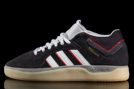 Adidas Skateboarding - Tyshawn
Style # KJ0194
Color : Carbon / Crystal White / Better Scarlet