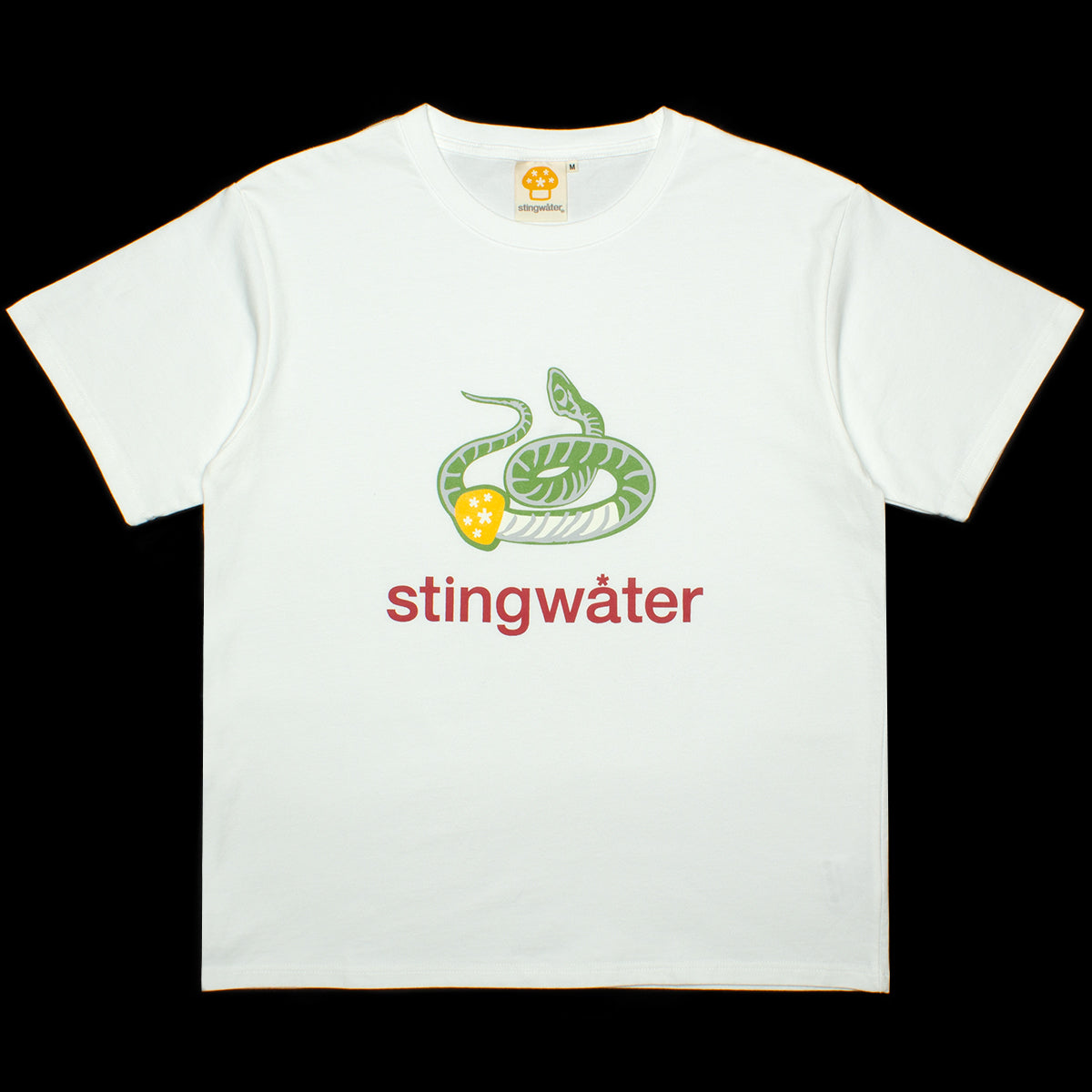 Stingwater | Snake Fossil T-Shirt Color : White