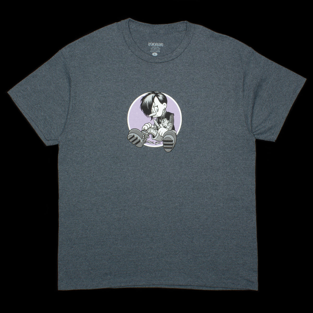 StrangeLove | Goth Puppet T-Shirt Color : Dark Heather