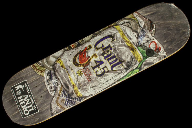 Anti Hero - Refuse Deck
Color : Charcoal
Width : 8.4"
Length : 32.00"
Wheelbase : 14.25"
Grant Taylor