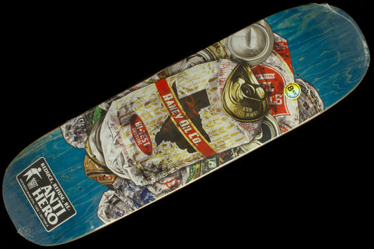 Anti Hero - Refuse Deck
Color : Blue
Width : 8.63"
Length : 32.00"
Wheelbase : 14.25"
Raney Beres