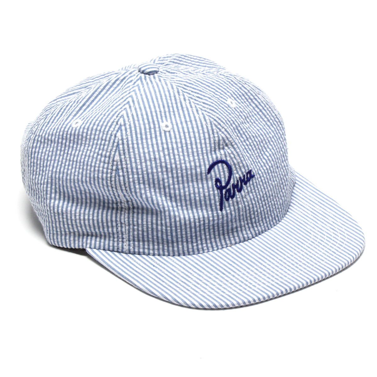 by Parra | Classic Logo 6 Panel hat Style # 49345 Color : White / Blue