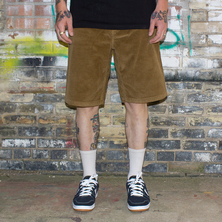 Polar | Big Boy Cord Shorts Color : Brass