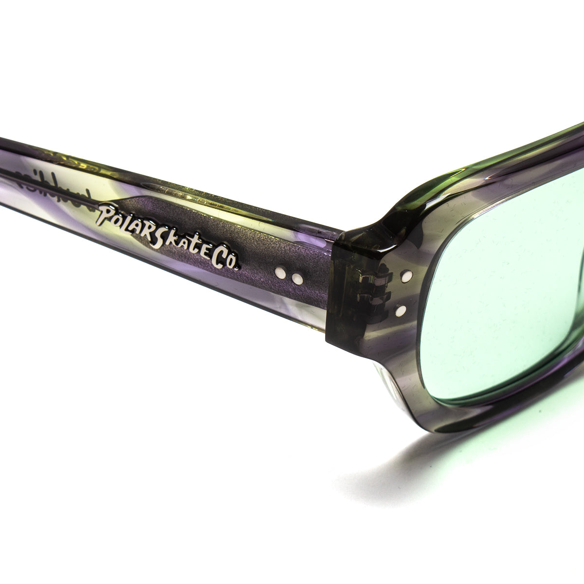 Polar | Pyle Sunglasses (Polar Skate Co. x Sun Buddies) Color : Violet Green