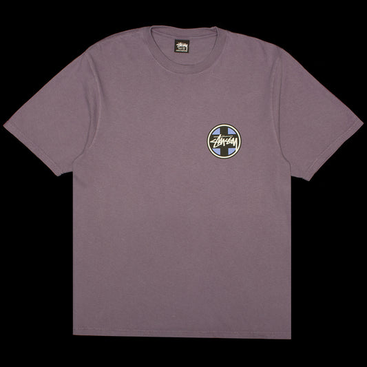 Stussy - Cross Dot Pigment Dyed T-Shirt
Style # 1905112

Color : Grape