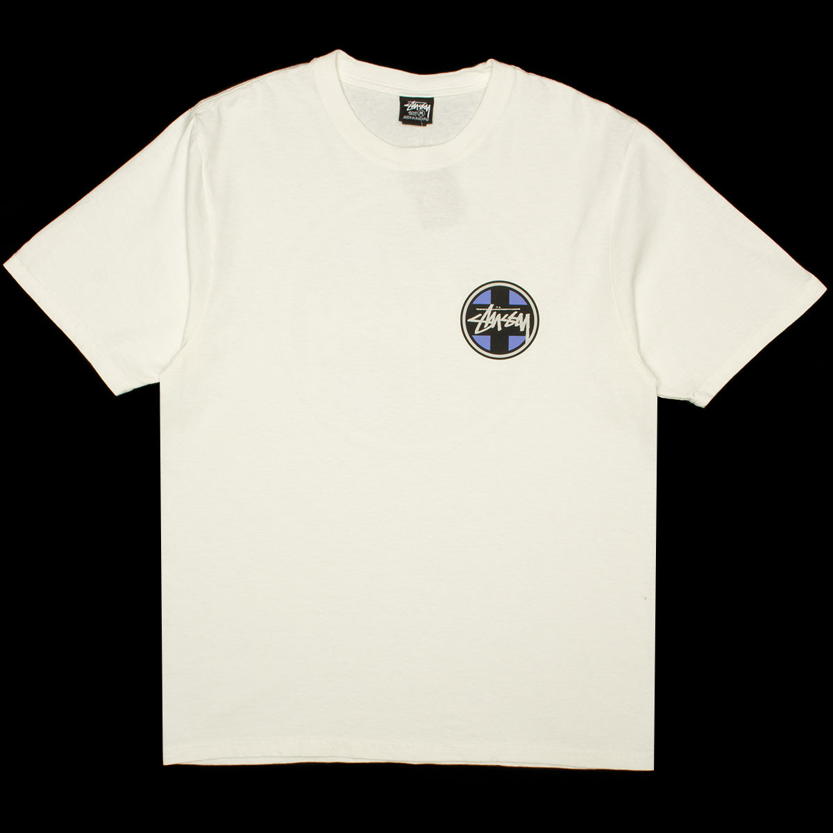 Stussy - Cross Dot Pigment Dyed T-Shirt
Style # 1905112

Color : Natural