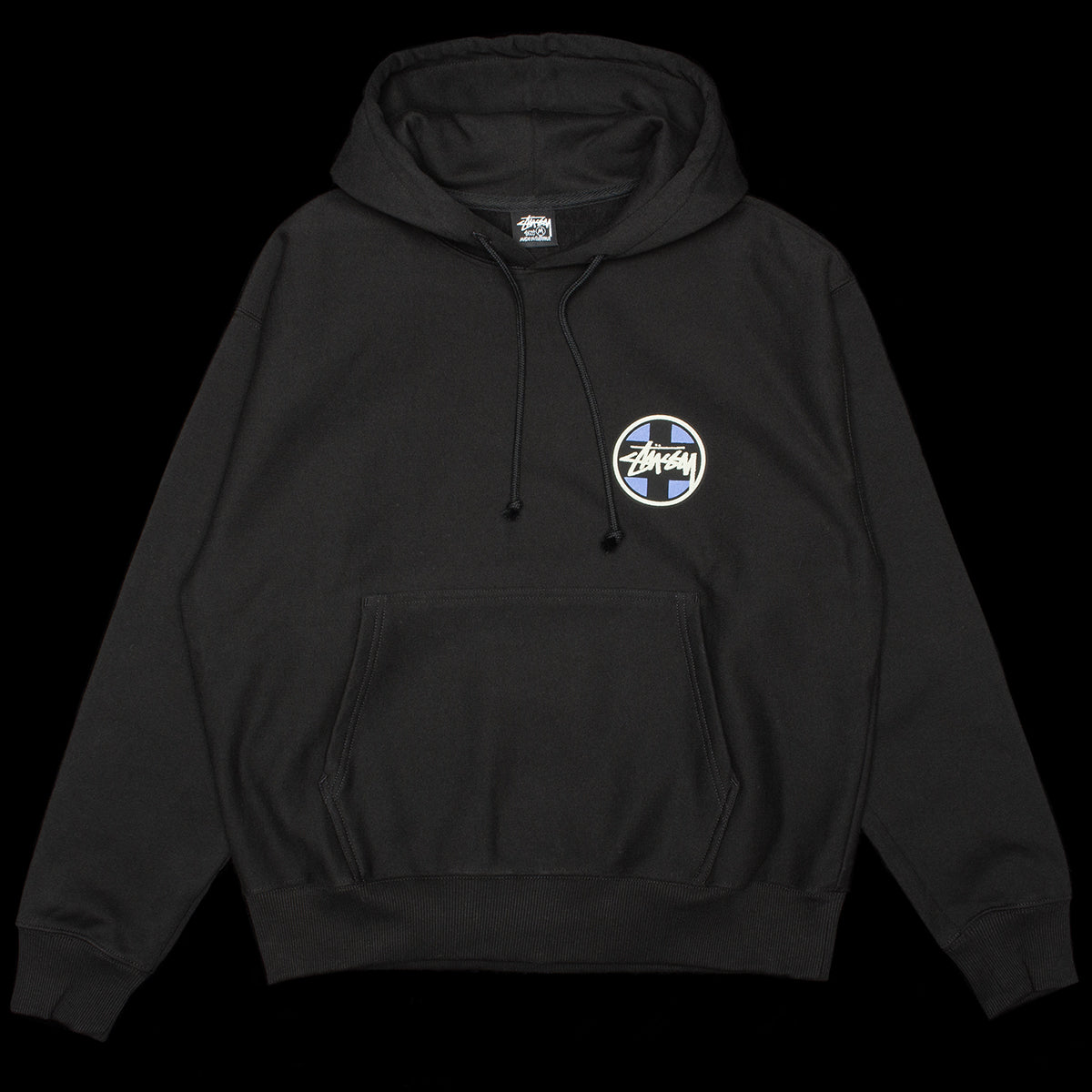 Stussy - Cross Dot Hoodie
Style # 1925112
Color : Black