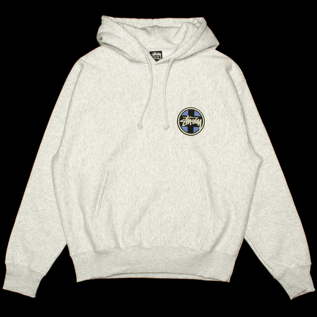 Stussy - Cross Dot Hoodie
Style # 1925112
Color : Ash Heather