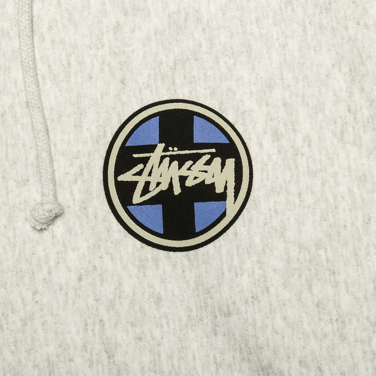 Stussy - Cross Dot Hoodie
Style # 1925112
Color : Ash Heather