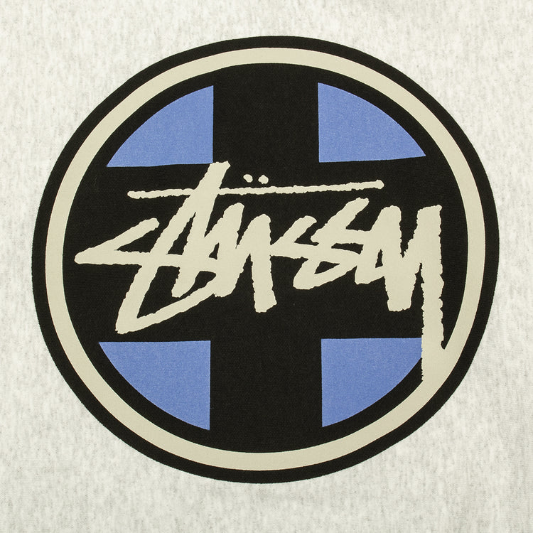 Stussy - Cross Dot Hoodie
Style # 1925112
Color : Ash Heather