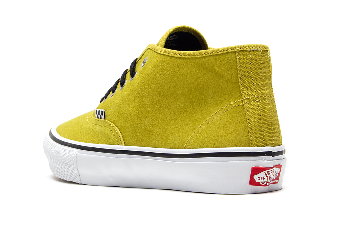 Vans - Skate Authentic Mid
Style # VN000EEEEMX1
Color : Mustard / White