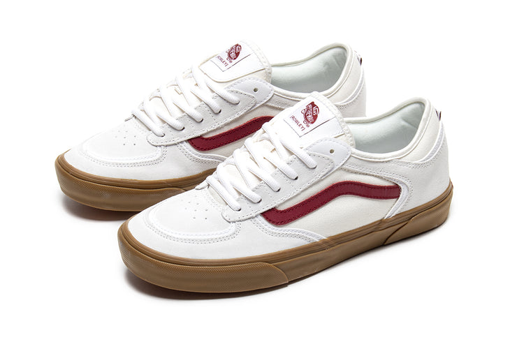 Vans - Skate Rowley
Style # VN0A2Z3O6LQ1
Color : White / Red / Gum