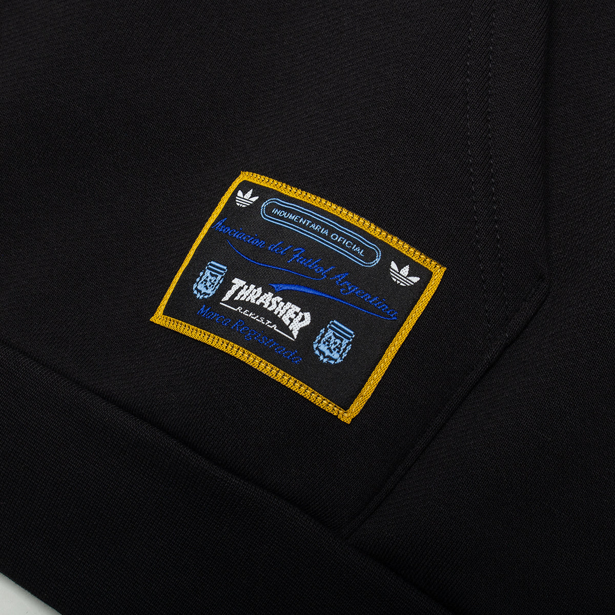Adidas Skateboarding - Argentina x Thrasher Hoodie
Style # KX4547
Color : Black