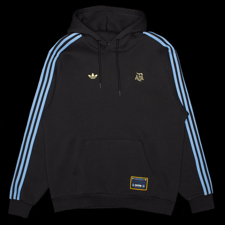 Adidas Skateboarding - Argentina x Thrasher Hoodie
Style # KX4547
Color : Black