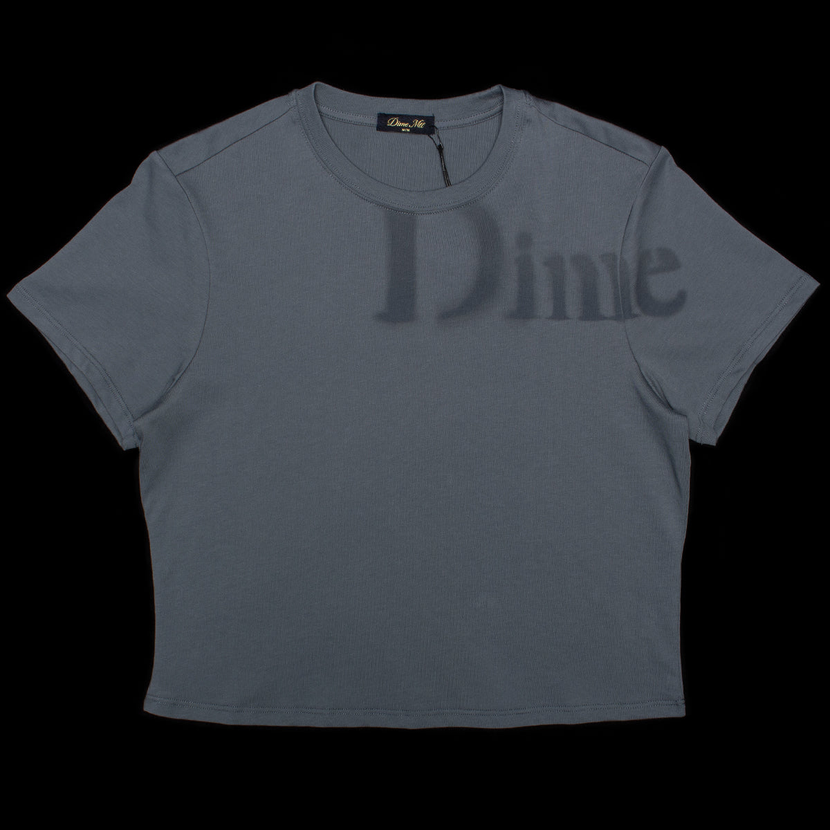 Dime - Women's Classic Stencil T-Shirt
Color : Granite