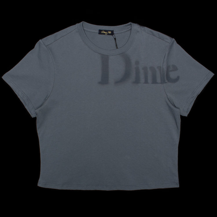 Dime - Women's Classic Stencil T-Shirt
Color : Granite