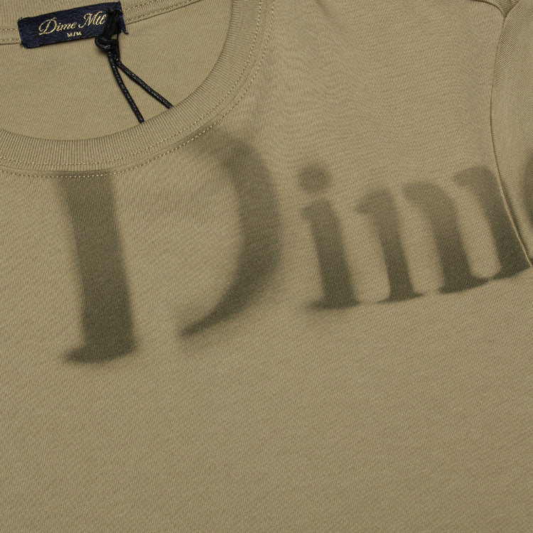 Dime - Women's Classic Stencil T-Shirt
Color : Military Olive