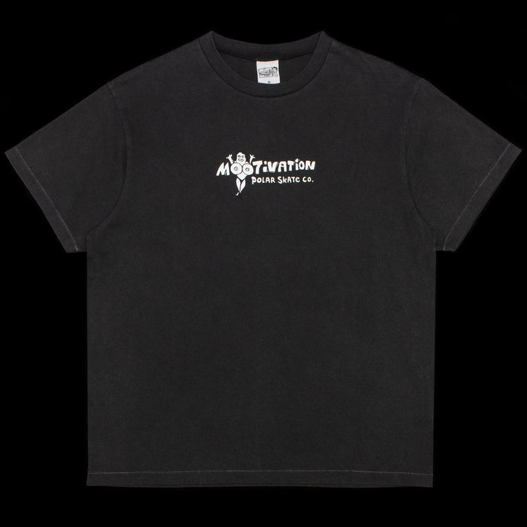 Polar Skate Co. - Mootivation Band T-Shirt
Color : Silver Black