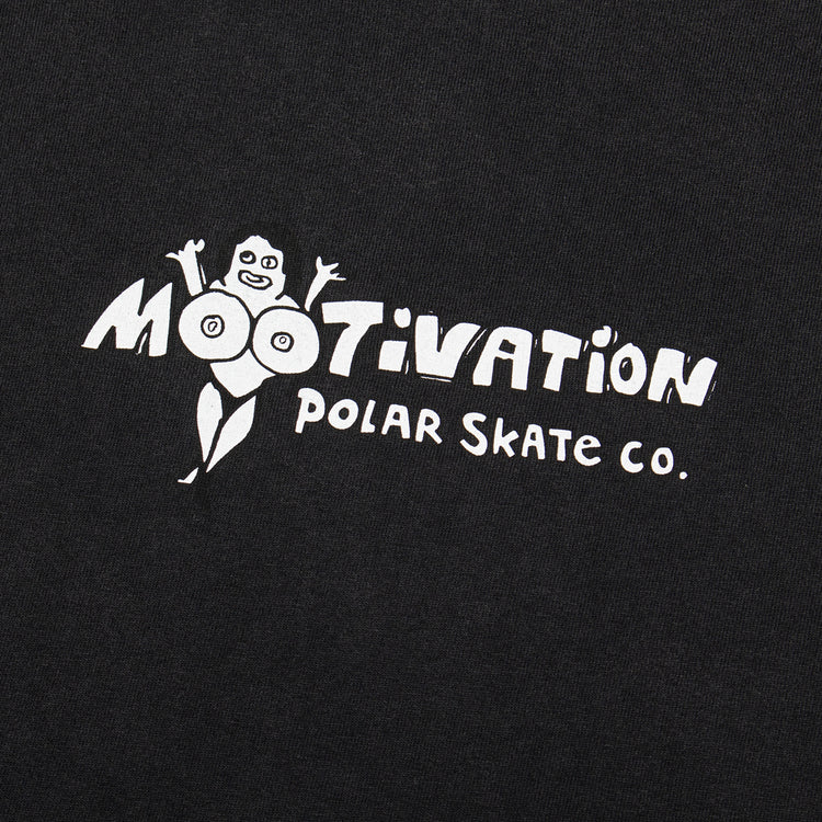 Polar Skate Co. - Mootivation Band T-Shirt
Color : Silver Black