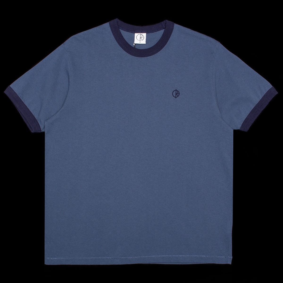 Polar Skate Co. - Ringer T-Shirt
Color : Grey Blue / Dark Blue