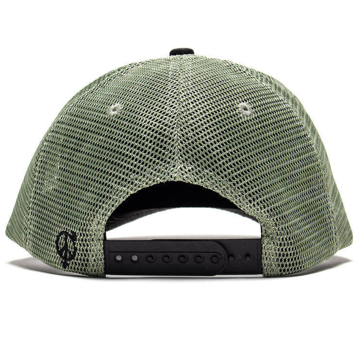 Sex Hippies - Welder's Stitch Mesh Hat
Color : Black / Sage