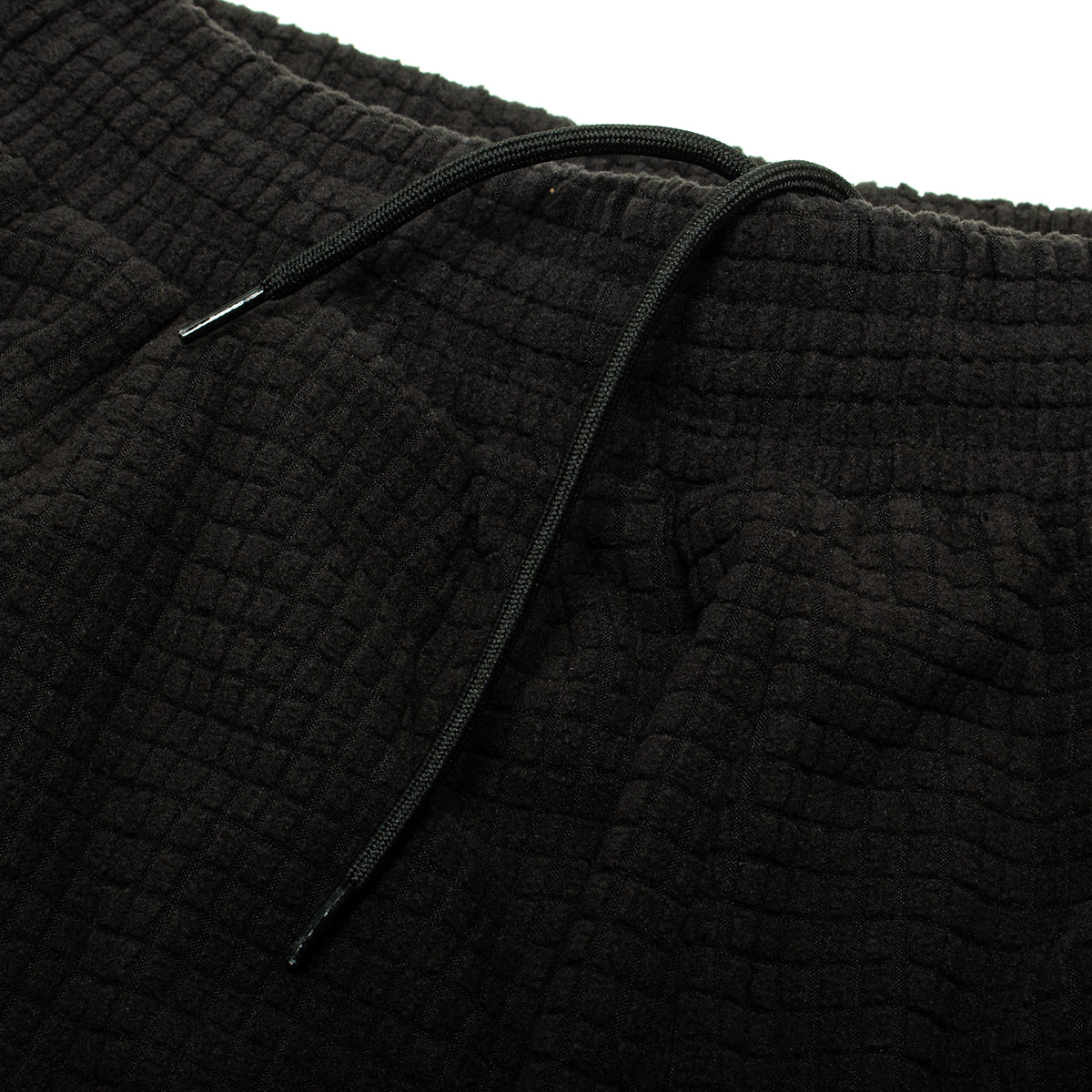 Sex Hippies - Grid Fleece Hoop Shorts
Color : Black / Silver