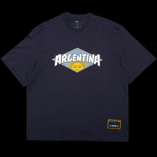 Adidas Skateboarding - Argentina x Thrasher T-Shirt
Style # KX4543
Color : Night Navy