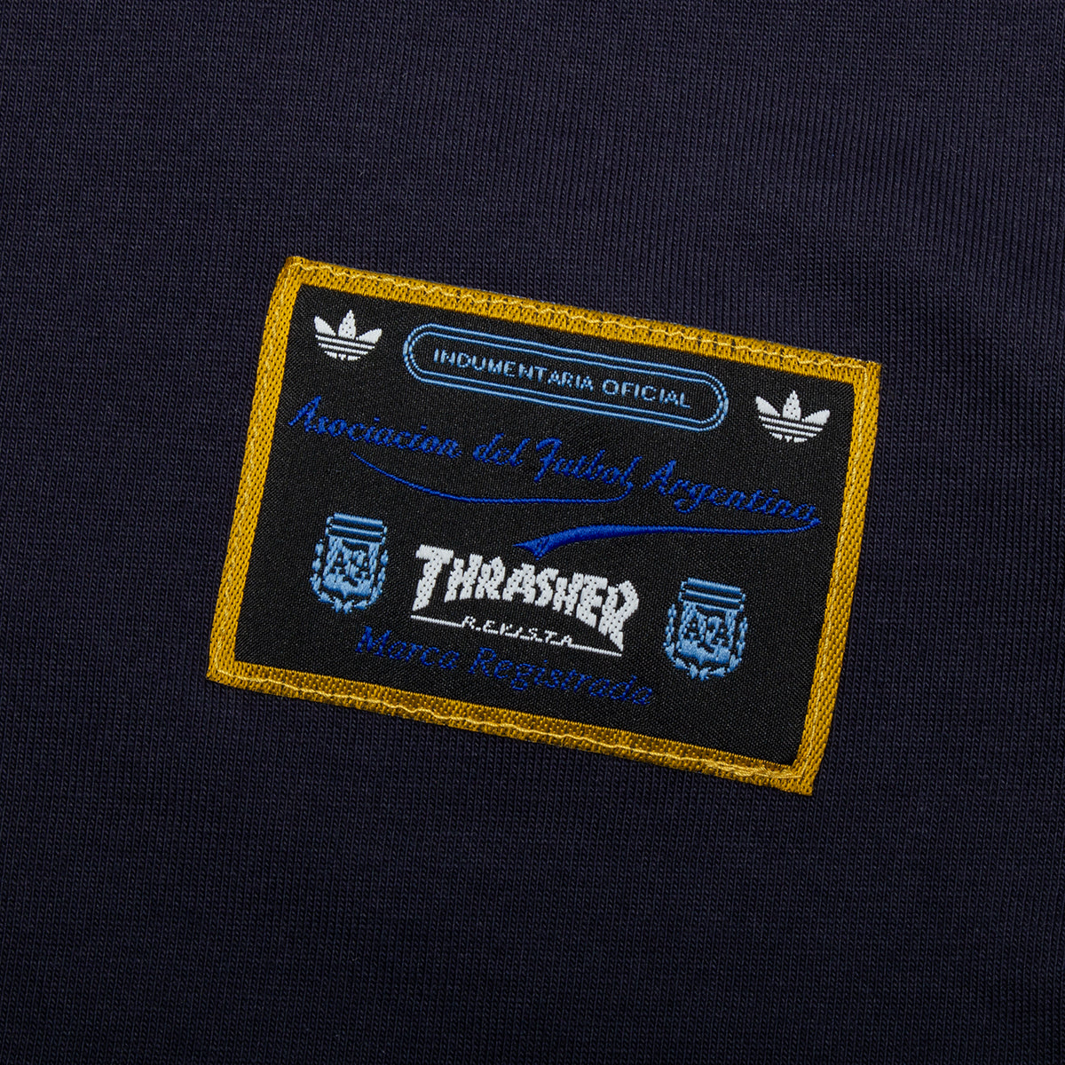 Adidas Skateboarding - Argentina x Thrasher T-Shirt
Style # KX4543
Color : Night Navy