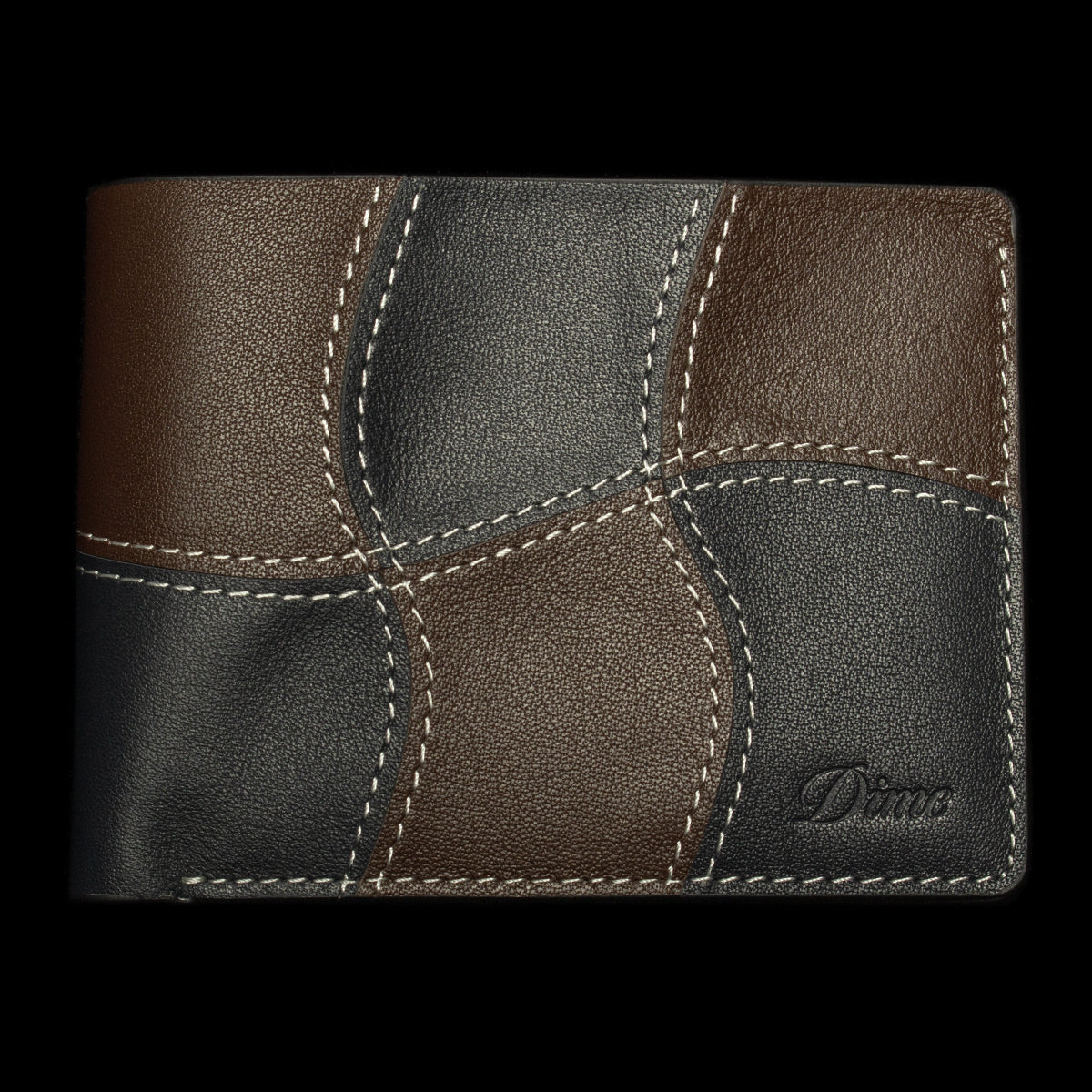 Dime | Wave Leather Wallet Color : Black