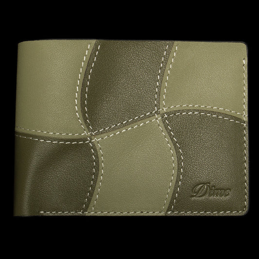 Dime | Wave Leather Wallet Color : Sage