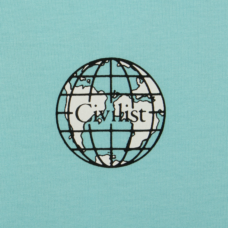 Civilist | Globus T-Shirt Color : Aqua