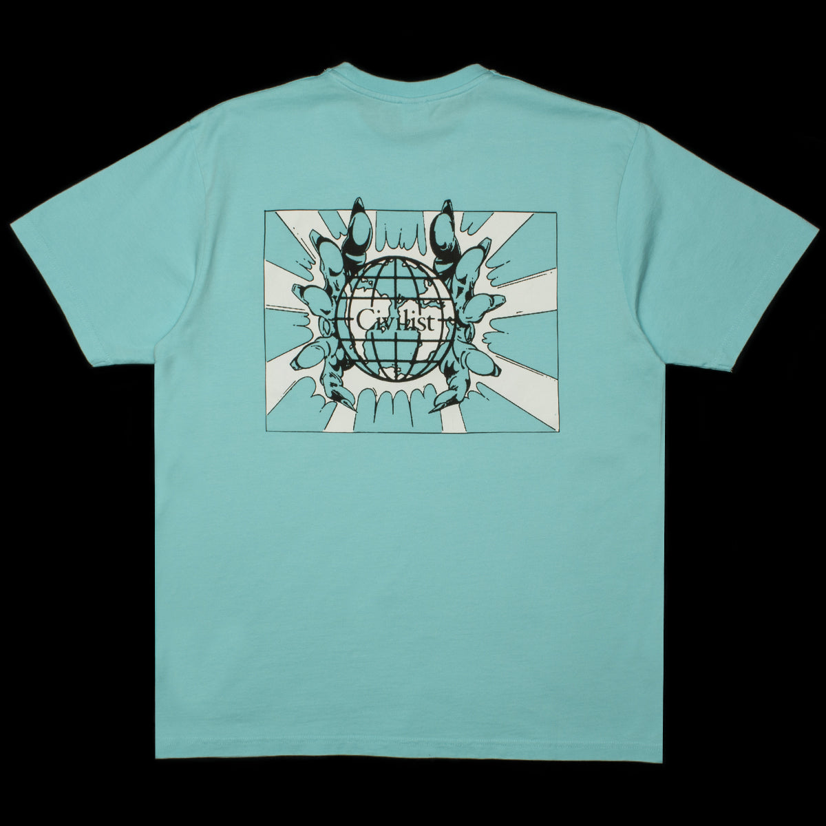 Civilist | Globus T-Shirt Color : Aqua