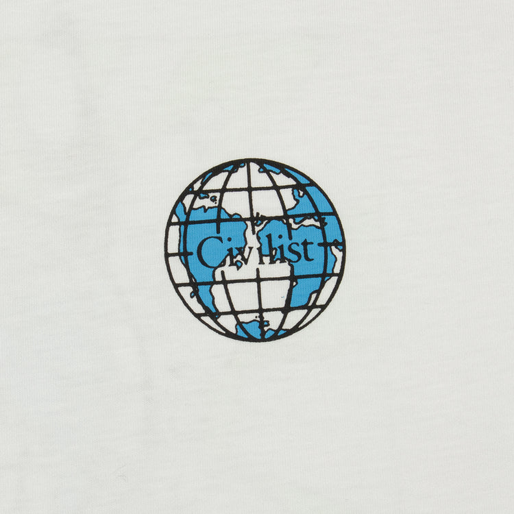 Civilist | Globus T-Shirt Color : White