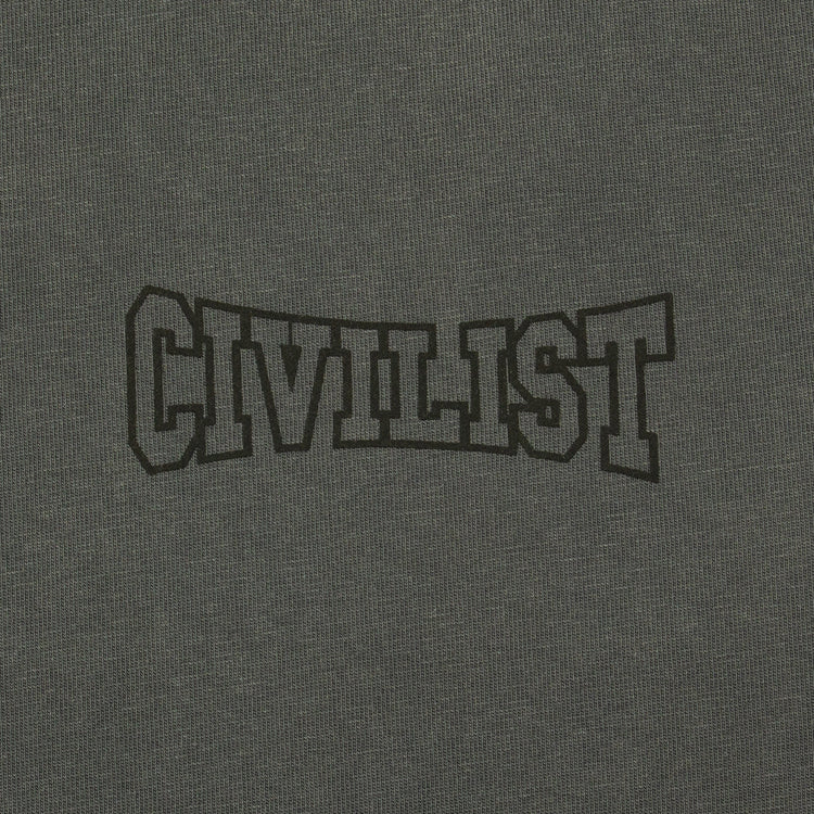 Civilist | Club Tonal T-Shirt Color : Pepper