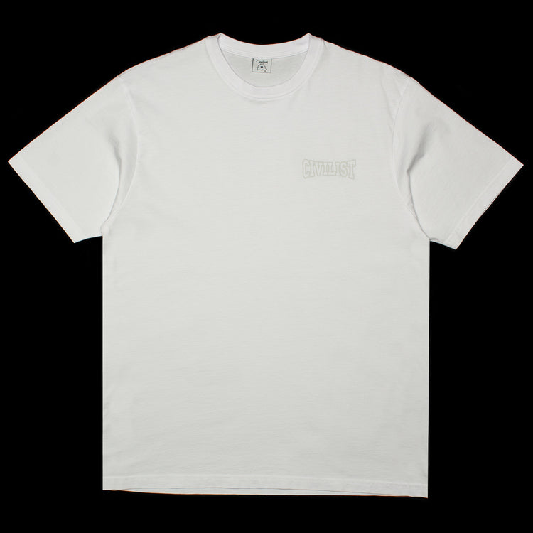 Civilist | Club Tonal T-Shirt Color : White