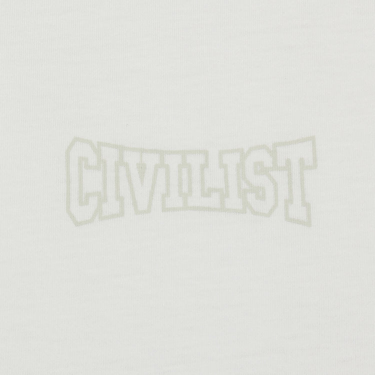 Civilist | Club Tonal T-Shirt Color : White