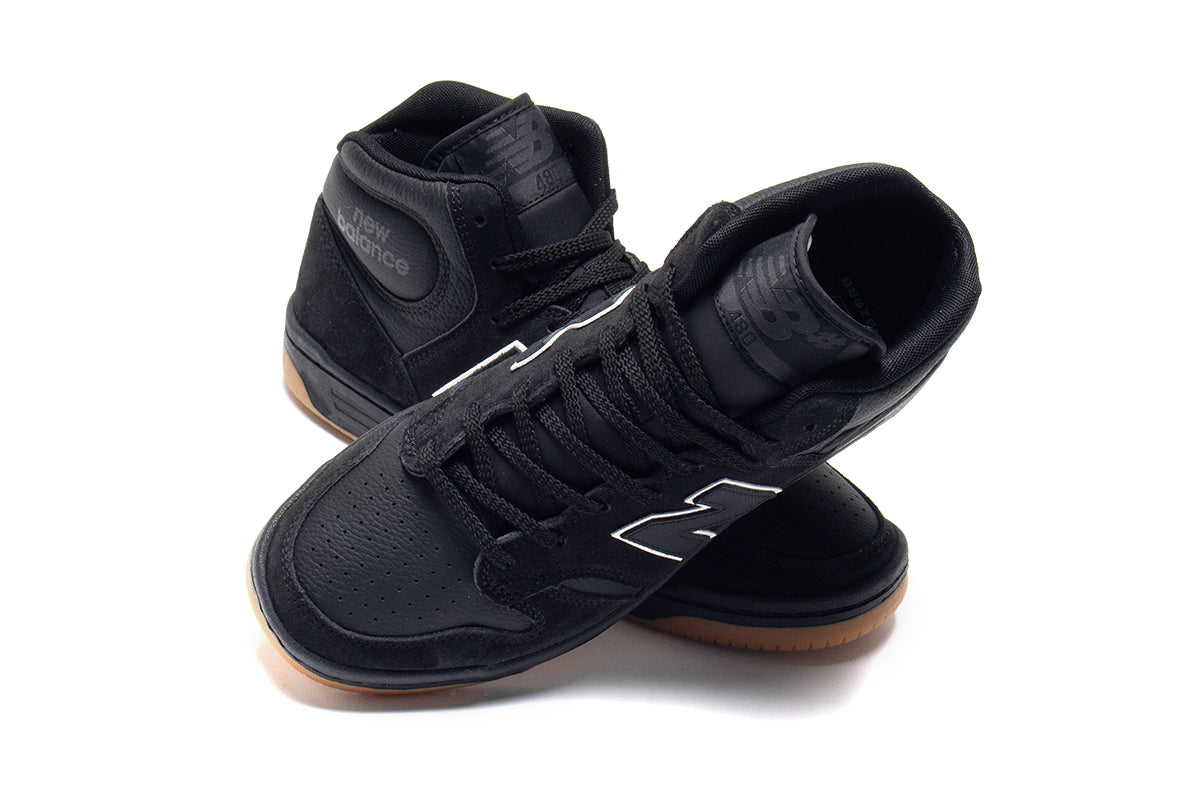 New Balance Numeric | 480 High Style # NM480HBG Color : Black / Gum