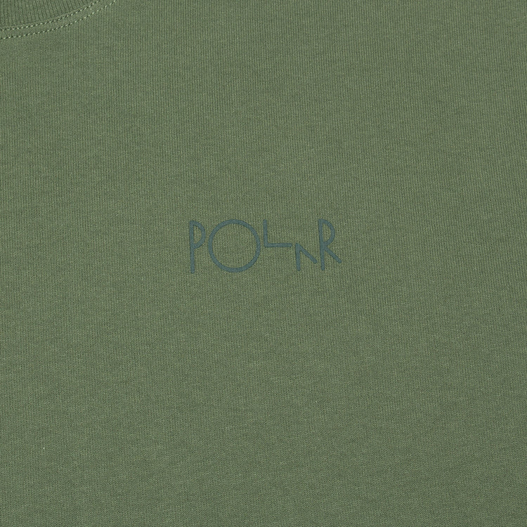 Polar Skate Co. | Stroke Logo T-Shirt Color : Jade Green / Dark Green