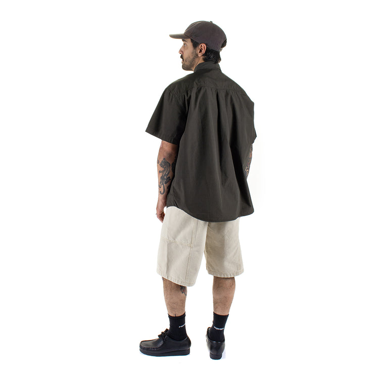 Polar Skate Co. - Mitch Shirt
Color : Dirty Black
