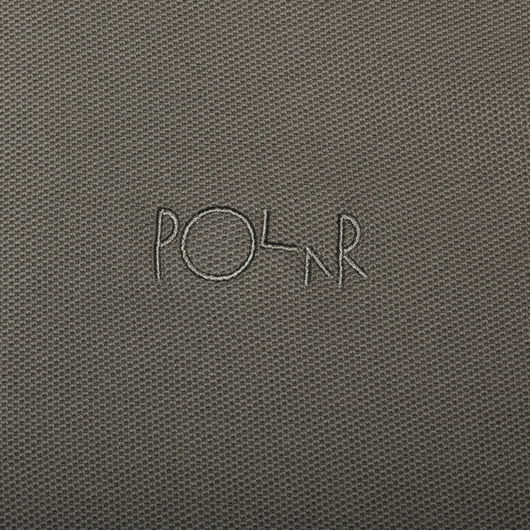Polar Skate Co. - Half Zip L/S Pique Shirt
Color : Grey