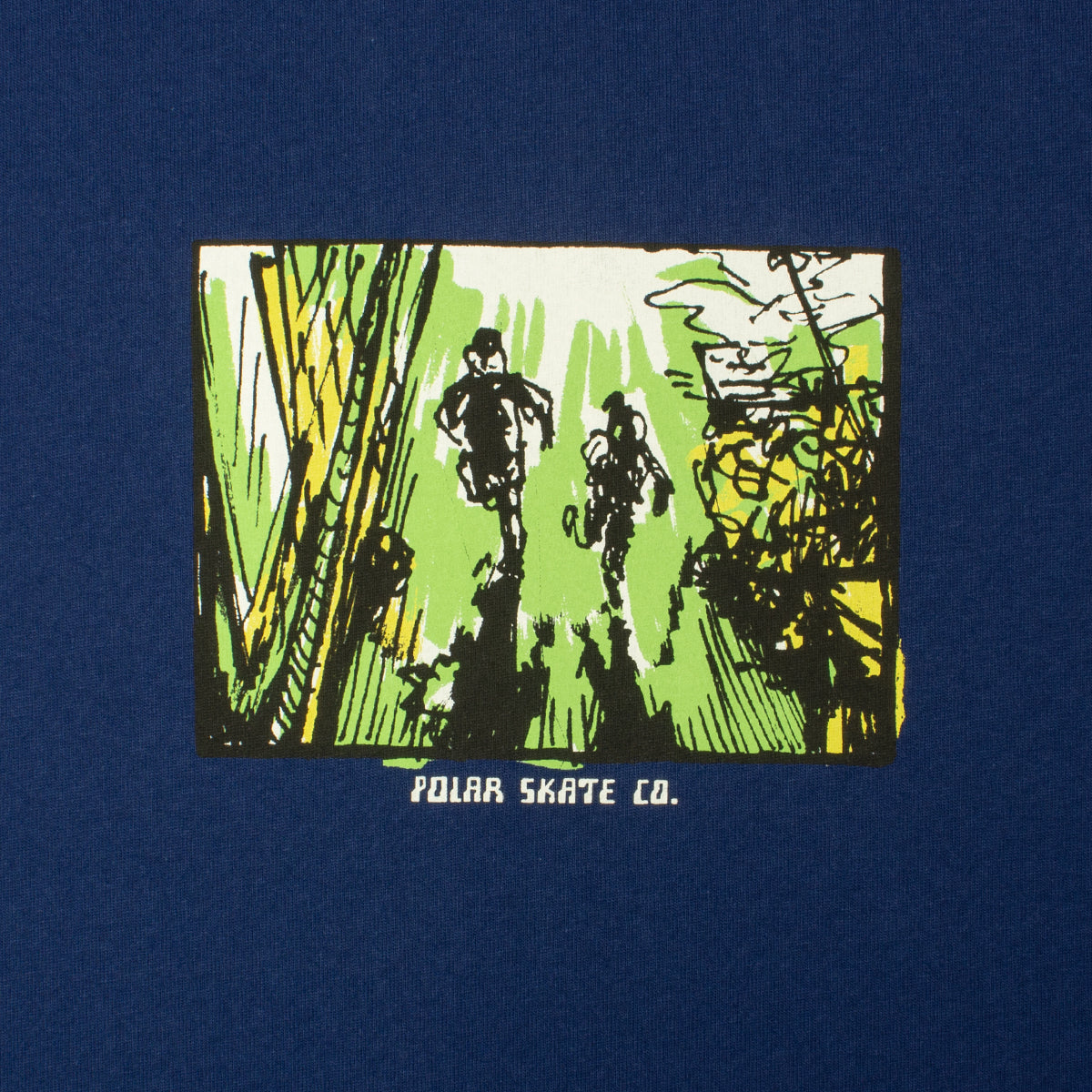 Polar Skate Co. - Running T-Shirt
Color : Deep Royal Blue