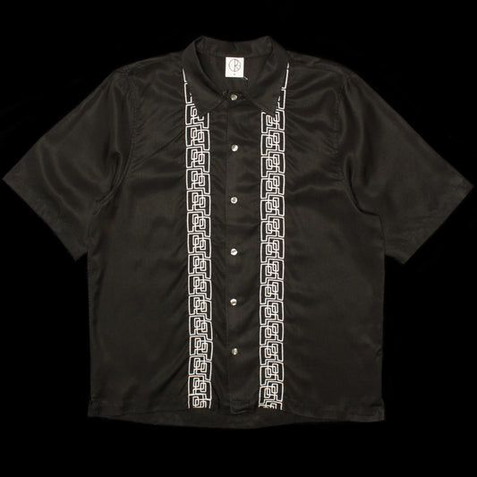 Polar Skate Co. | Bowling Shirt Color : Black / White