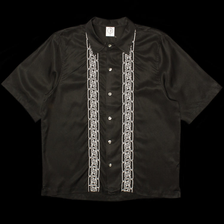 Polar Skate Co. | Bowling Shirt Color : Black / White