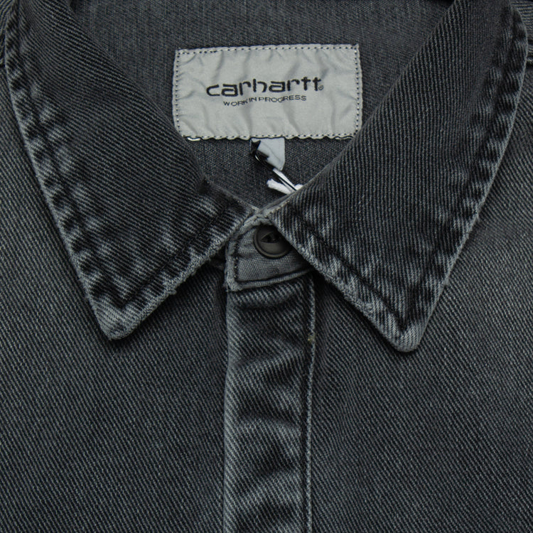 Carhartt WIP | Salinac Shirt Jacket Style # I029212-89WI Color : Black (Light Used Wash) 
