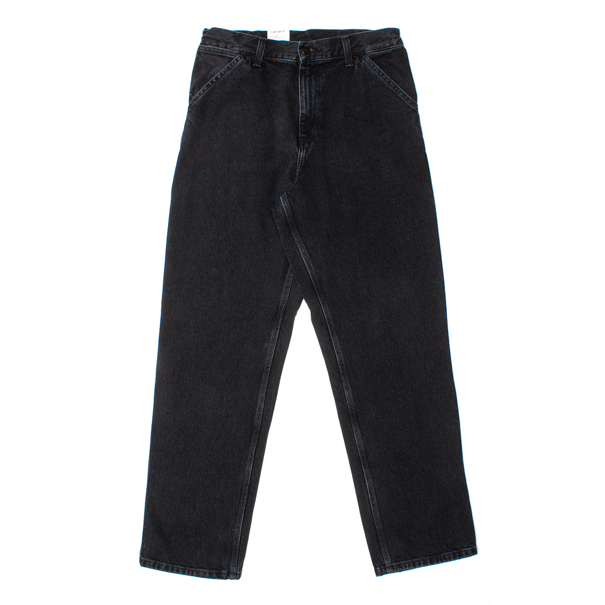 Carhartt WIP | Single Knee Pant Style # I032024-8906 Color : Black (Stone Washed)