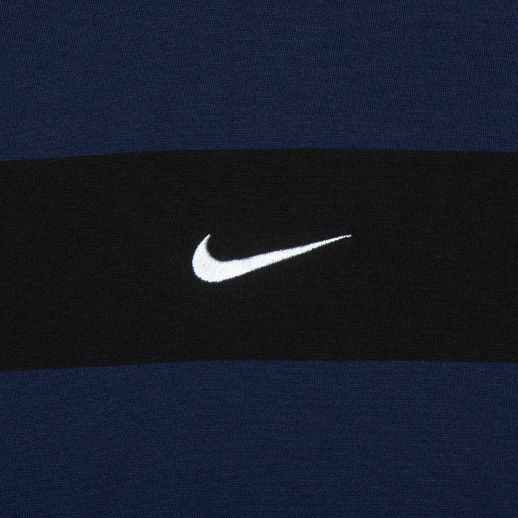 Nike SB | Stripe T-Shirt Style # FB8150-410 Color : Midnight Navy / Black
