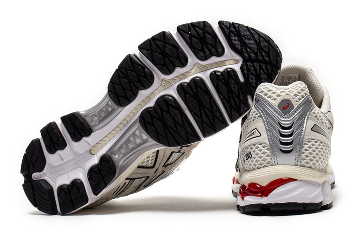 Asics - Gel-Kayano 12.1 x Lapstone &amp; Hammer
Style # 1203B103.100
Color : Cream / Pure Silver