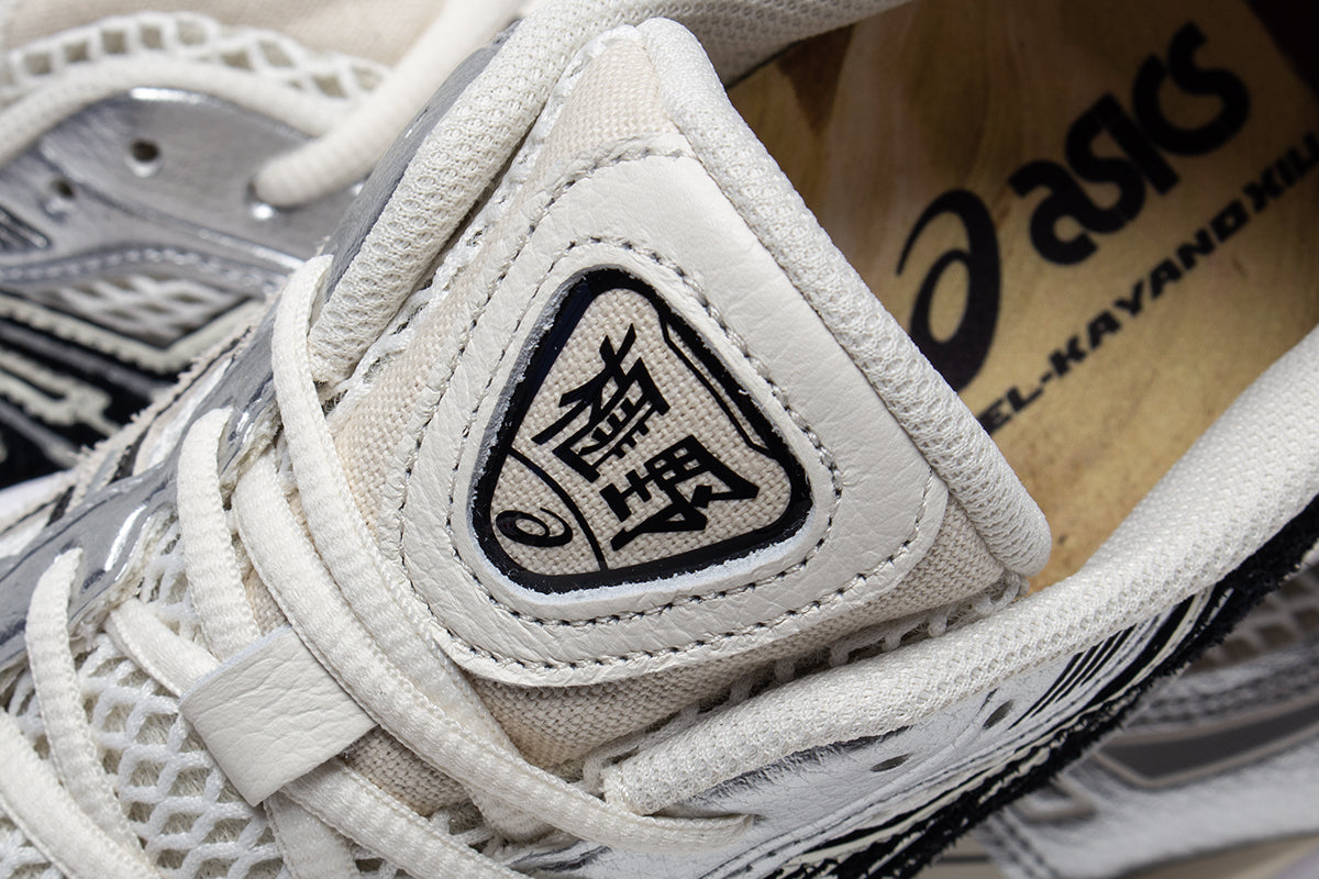 Asics - Gel-Kayano 12.1 x Lapstone &amp; Hammer
Style # 1203B103.100
Color : Cream / Pure Silver